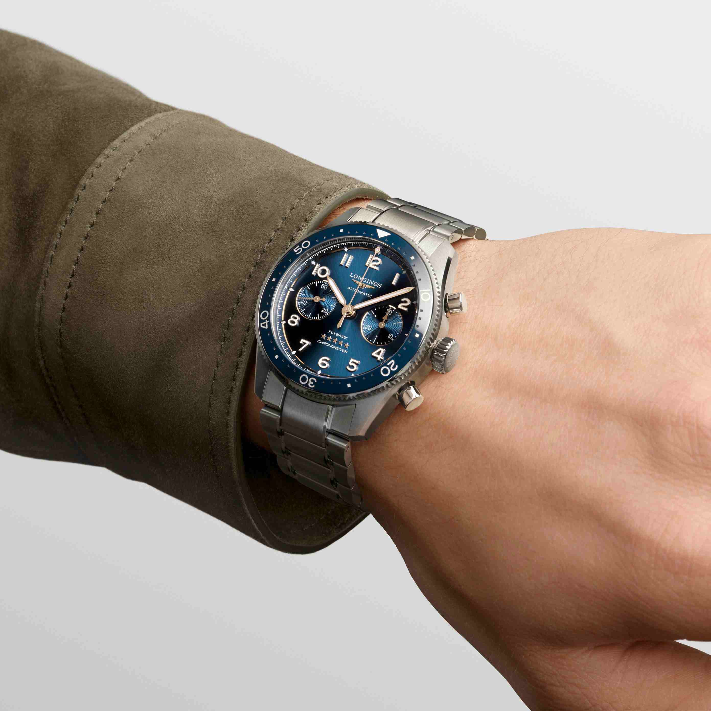 Longines Spirit Flyback Automatic Chronograph 42 mm Stainless